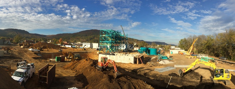 Greenfield foundry construction